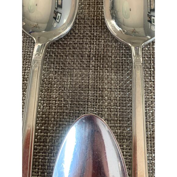6 International Silver First Love Teaspoons Spoons 1847 Rogers Silverplate6 1/8" - Picture 4 of 9